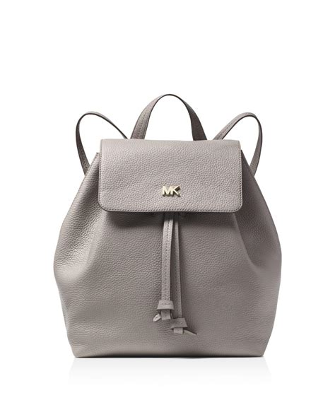 michael kors junie medium leather flap backpack|michael michael kors junie medium flap backpack .